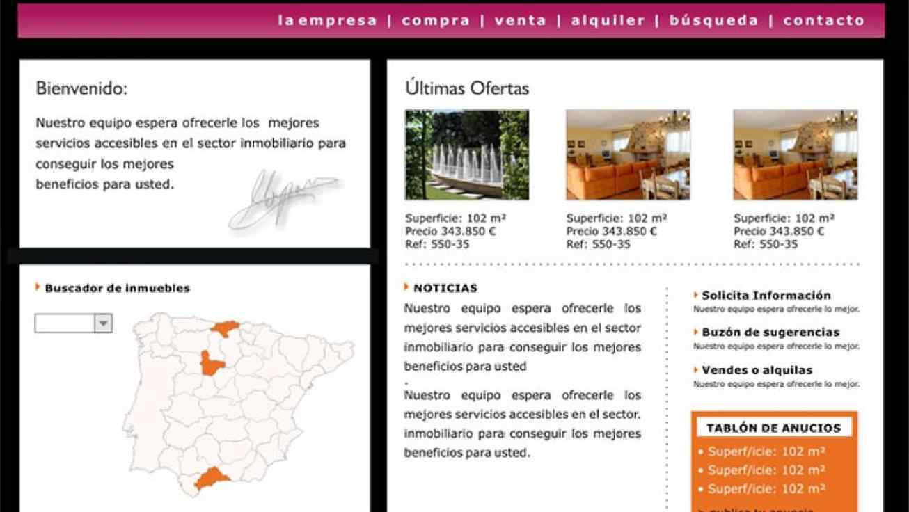 web para inmobiliaria valladolid