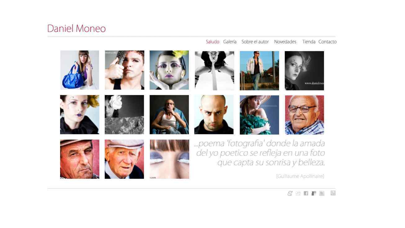 web del fotografo vallisoletano Daniel Moneo